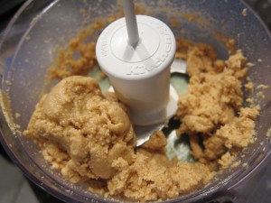 Tiny food processor, did it in two batches.