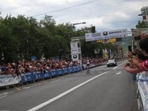 Tony Gallopin winning the San Sebastian Classic.