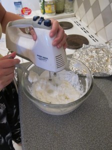 Made some whipped cream.