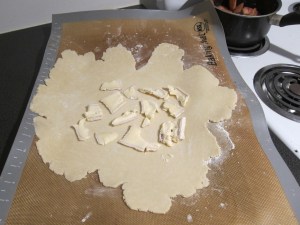The great thing about galettes is you can just shout RUSTIC whenever anyone judges your skills at rolling out an even/round crust!