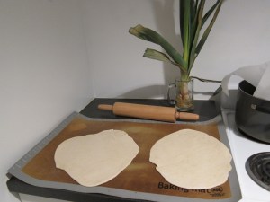 I continue to be terrible at circles. Um, and if anyone has thoughts on what I should do with those leeks, I'm listening!