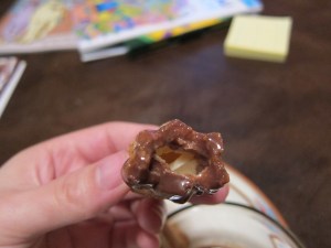 Choux - fairly hollow, but tasty!