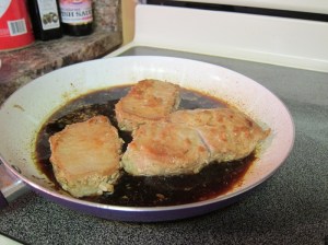 You can see the biggest one has been cut, to check that it was cooked all the way through.