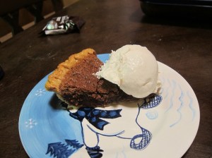 Goes quite delightfully with this pie, which will be on the blog next!