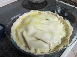 Not the most smoothly handled crust...