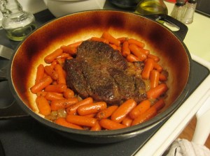 Radiant! (Luckily, this dish cleans much easier than it looks.)